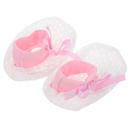 BESPORTBLE Kratzfeste Handschuhe Pflegehandschuhe Babyhandfäustlinge Keine Kratzfäustlinge Für Neugeborene Säuglingsfäustlinge Fäustlinge Für Kleinkinder Kratzärmel Kleinkind Rosa Baumwolle