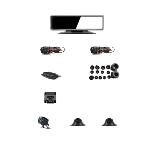 Amazon.co.jp: 360° パノラマ ダッシュボード 車 DVR 12 インチ タッチ
