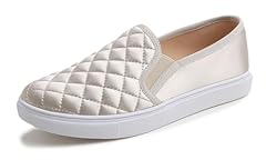 Light Gold Quilted Satin Silky