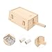 Ipetboom 4pcs Portable Solid Moxibustion Box Therapy Tool for Home Use Compact Design Stability for Moxibustion Enthusiasts