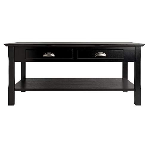 Winsome Timber Occasional Table, Black, 38 Inches #TOP3