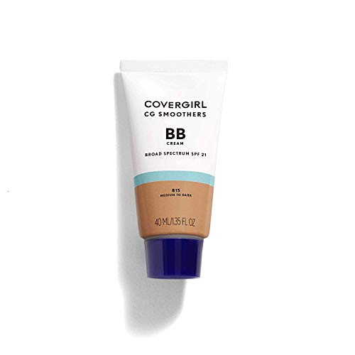 COVERGIRL Smoothers Lightweight BB Cream, Medium to Dark 815, 1.35 oz (Packaging May Vary) Lightweight Hydrating 10-In-1 Skin Enhancer with SPF 21 UV Protection