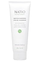 Natio Australia Aromatherapy Gentle Foaming Facial Cleanser 100g - Low Foaming Hydrating Face Wash for All Skin Types - Aloe Vera, Squalane, Benzoin - Made in Australia