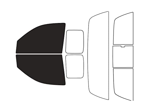 Rvinyl Window Tint Kit Compatible with Dodge Dakota 2005-2010 (2 Door) - Front Precut Kit - 20%