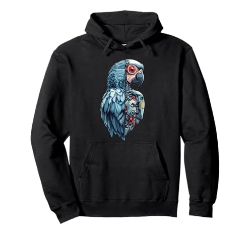 �ʔ����I�E�����{�b�g�������D�ƃT�C�{�[�O�I�E�����{�b�g Robot Parrot Lover Cyborg AI �p�[�J�[