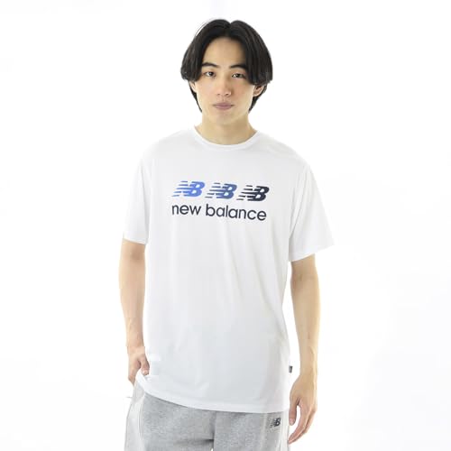 new balance(ニューバランス) メンズ パフォーマンスグラフィックショートスリーブTシャツ (AMT41001) 半袖 ドライ 速乾 通気