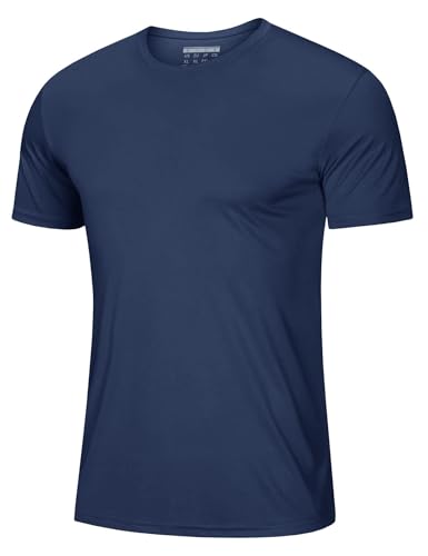 Sun Shirts for Men Short Sleeve Lightweight T-Shirt UPF 50+ UV Protection Quick Dry Moisture Wicking Performance Shirts