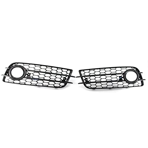 Grille de phare antibrouillard avant Noir Brillant pour Audi A4 B8 Sline S4 2009-2012