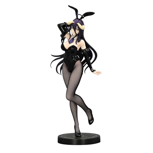 FURYU Albedo Black Color Version bicute Bunnies Figura 30 cm Overlord