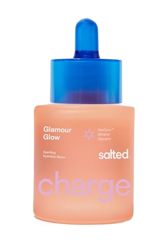 salted. Glamour Glow | Sparkling Hydration Serum | 30 ml | Glow | tez radiante | pigmentos brillantes | más humedad | con SeaSync™, betaína y glicerina