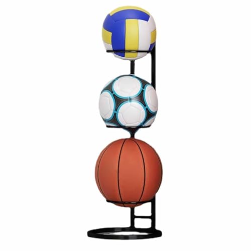 Présentoir pour ballons de football et basket parfait pour garage et salon