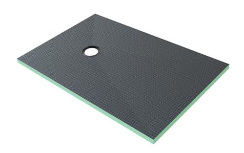 1400x900x40mm Wet Room Wetroom Shower Tray Kit with Waste