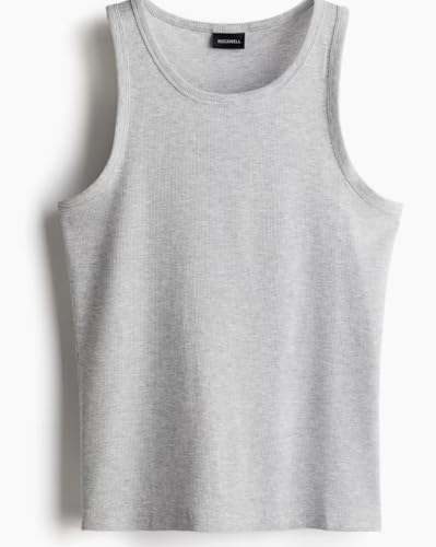 Image of Rockwell Men's Premium Cotton Vest - Sleeveless Gym Undershirt | Breathable, Stretchable & Skin-Friendly Innerwear for Everyday Comfort | Pack of 2 |301