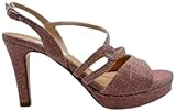 L'amour Sandalia para mujer BY ALBANO en piel brillante cobre 033L, Rame, 38 EU