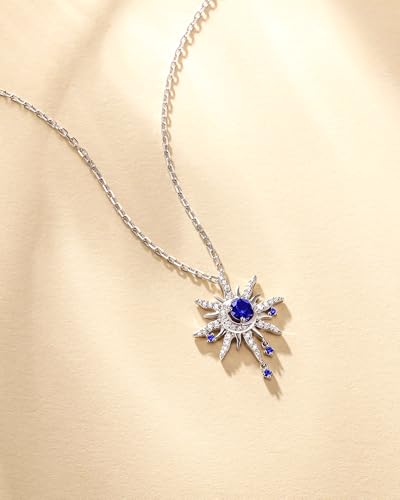 FANCIME Soluna Nexus Necklace for Women Sterling Silver Moon Jewelry Sun Pendant Fine Jewelry Gemstone Birthday Mothers Day Gifts for Wife2