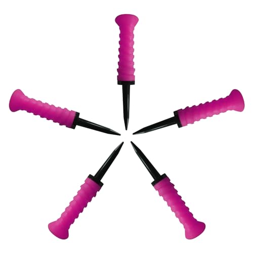 Kangnice Golfs Tees Castles Type Golfs Castles Tees Low Resistance More Distance Consistent Height Tees for Golfs Driver Training