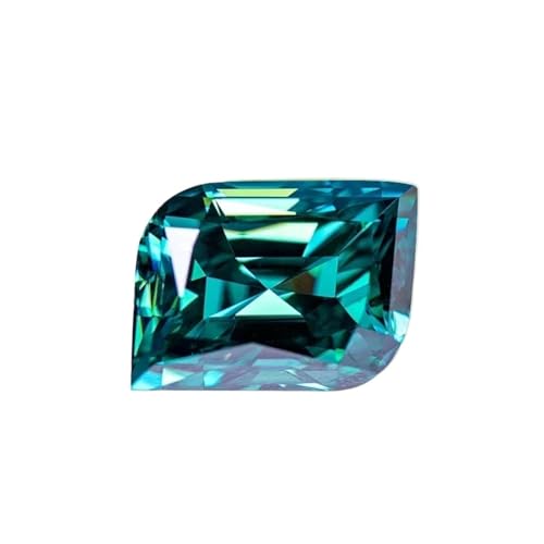 Moissanite vert émeraude en feuille pour sublimer vos bijoux du quotidien