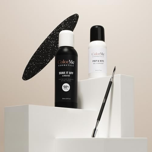 ColorMe Quitaesmalte Soak It Off 98% Acetona Removedor de Esmalte de Uñas en Gel Semipermanente 100 ml - Eliminación Rápida y Segura - imagen 2