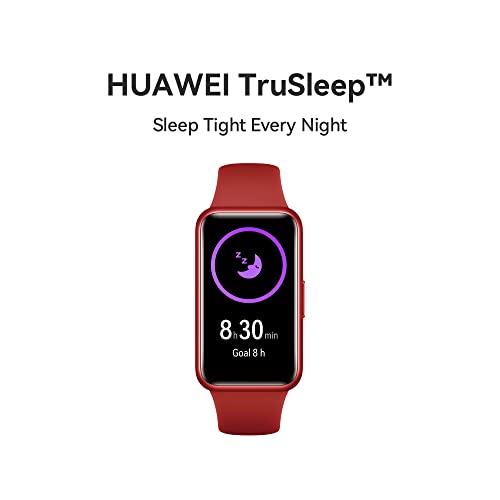 Huawei Band 7 Activity Tracker - Smart-Band bis zu 2 Wochen Akkulaufzeit mit Blutsauerstoff- und Herzfrequenz-Monitor - Multi-Sport-Fitness-Tracker mit Schlaf-Tracking und Stress&uuml;berwachung - Nebula