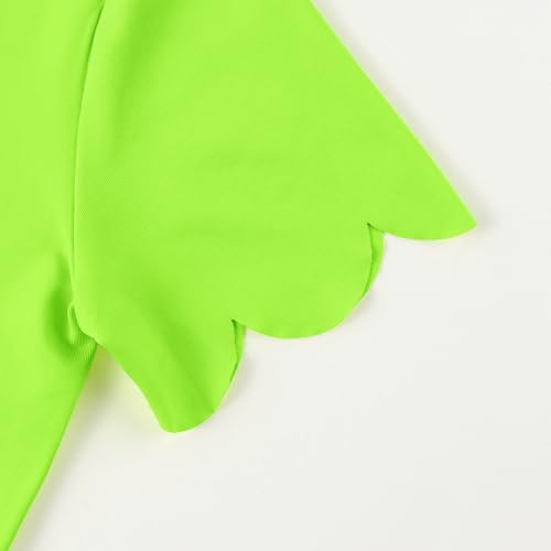 Noomelfish Girls Short Sleeve Scalloped Edge T-Shirts Casual Cute Summer Tee Tops Blouse (5-12 Years)4