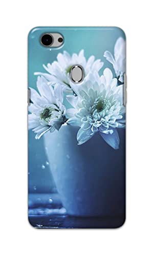 Image of PRINTFIDAA Flowers in The Glass On The Table Printed Designer Hard Back Case Cover for Oppo F7 -(RP) MVN1002