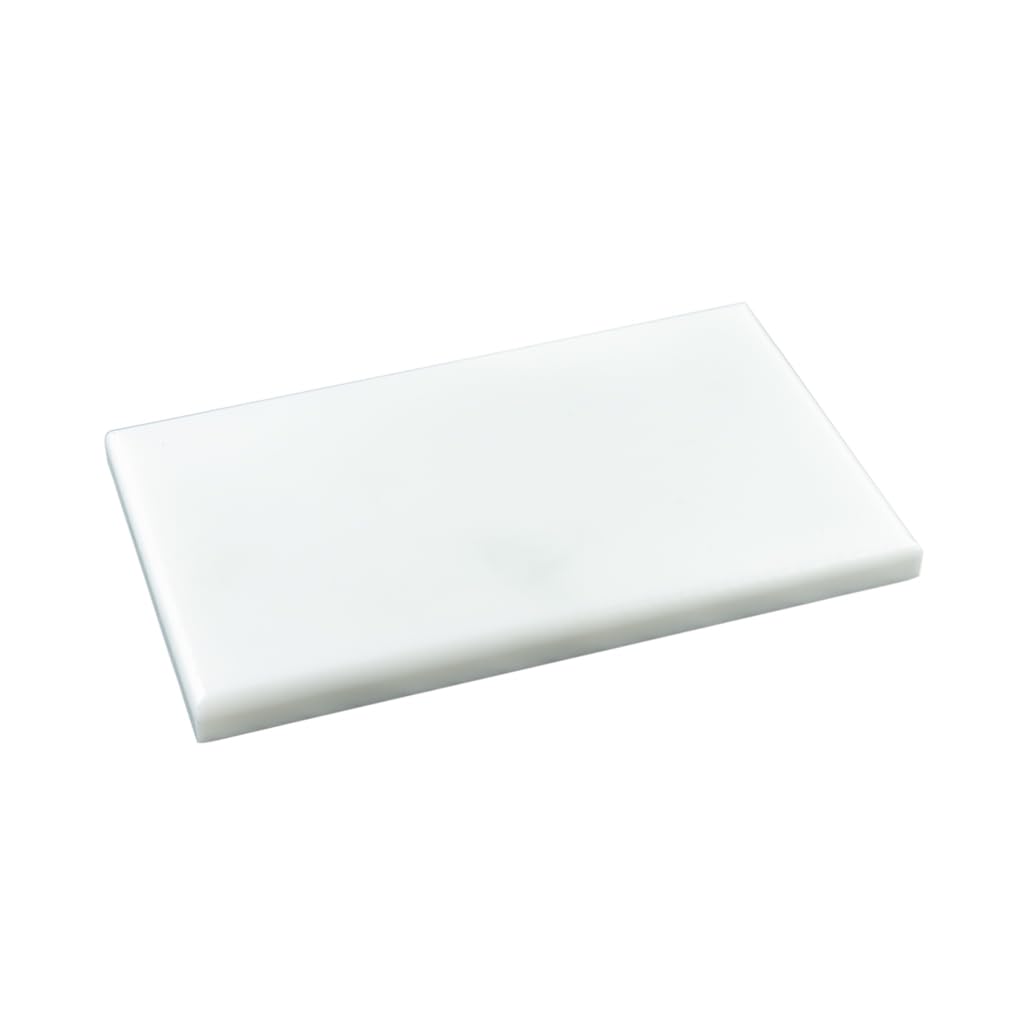 TOPATUPA Tabla Corte Polietileno 60x40x2cm Antideslizante (Blanco)