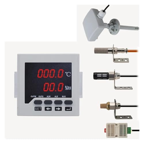 Termostato digital con sensor de temperatura y humedad -40 a 120 °C modelo B 2