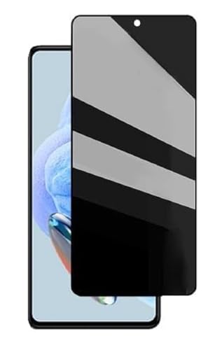Image of for Poco X5, Poco X5 Pro 5G Edge to Edge Anti Spy Privacy Tempered Glass with Easy Installation Kit | Black (Pack of 1)