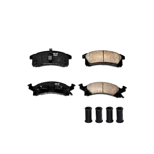 Image of PowerStop Front Brake Pads for Buick Skylark 1990-95 |Chevrolet Beretta 1992-95 |Cavalier 1992-95 |Corsica 1992-95 - Z17 Ceramic Brake Pads with Installation Hardware, 17-506