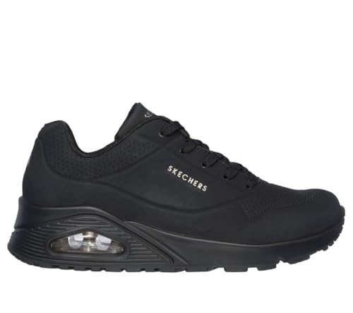 Skechers Uno, Zapatillas Mujer, Negro, 39.5 EU