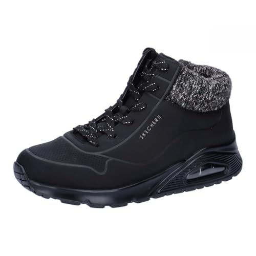 Skechers Uno Gen1 Darling DazeBotines para niña, Suéter sintético de Punto Negro, 13 UK Child