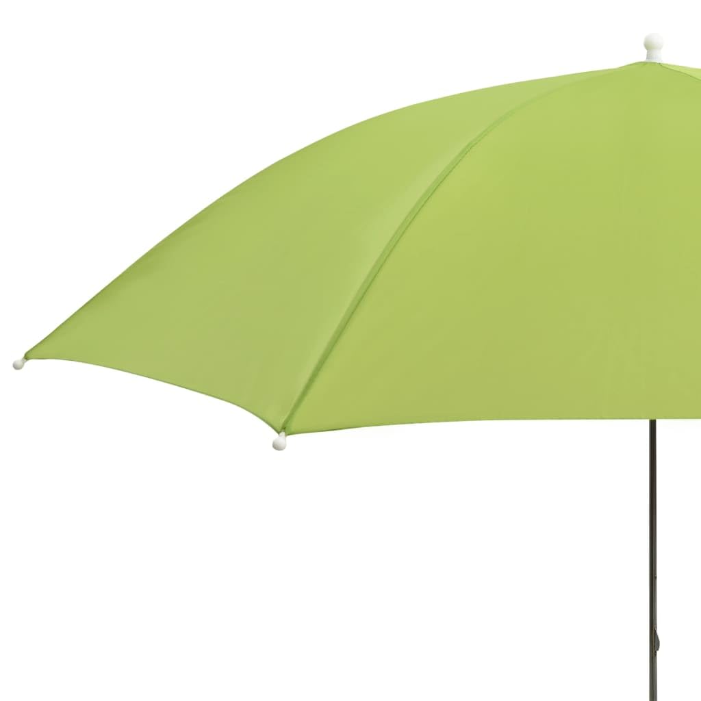Parasole na krzesło kempingowe 2 szt. zielone 105 cm