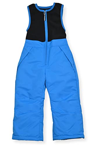 Image of Arctic Quest Boys' Bib Snow Pants and Ski Jacket Water-Resistant Snowsuit for Kids Winter Hooded Jacket, Blue Shadow, 2T
