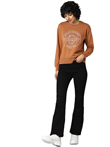 Image of ONLY Women's Cotton Blend Crew Neck Sweatshirt