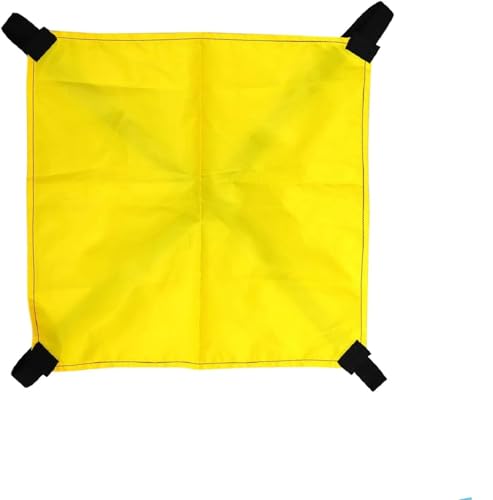 Paracadute da Piscina,Cintura per Allenamento Della Forza di Nuoto,Paracadute per Nuoto per Adulti e Bambini,Attrezzatura Esercizi,Aumenta la Resistenza,Allenamenti di Efficaci,Giallo,44cm