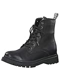 Tamaris 25269-25 Damen, Frauen Stiefel,Schnürstiefel,Da.-Stiefel,Boots,Combat Boots,Schnürung,BLACK (Schwarz)