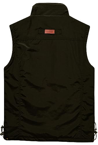 Men's Lightweight Fleece Vest Casual Outdoor Softshell Sleeveless Jacket2