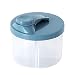 Yumoo Distributeur de lait en poudre pour bébé, grande capacité, boîte de conservation pour nourriture, collations, pour l'extérieur, voyage - 4 compartiments - Rose