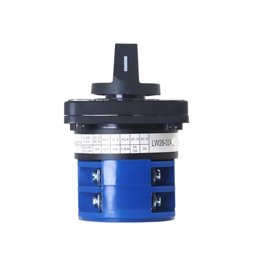 Interrupteur inverseur LW28-20A triphasé pour tableau électrique