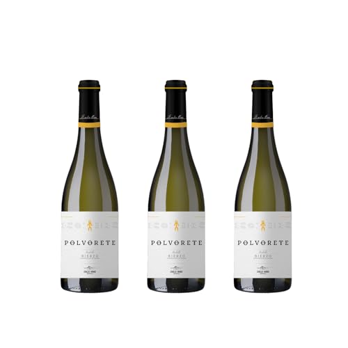 EMILIO MORO - Polvorete, Vino Blanco Afrutado, Variedad Godello, El Bierzo - Pack de 3 Botellas x 750 ml