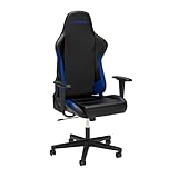 RESPAWN 110 Ergonomic Gaming Chair - Racing Style High Back PC Computer Desk Office Chair - 360 Swivel, Integrated Headrest, 135 Degree Recline with Adjustable Tilt Tension & Angle Lock - 2023 Blue
