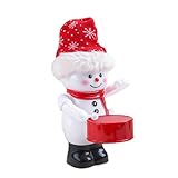 Rehaussez votre décoration de vacances avec cette décoration bonhomme de neige en forme de tambour, fabriquée à partir de résine pour une durabilité à long terme, parfaite pour ajouter un charme fantaisiste à votre sapin de Noël ou à tout espace de vie
