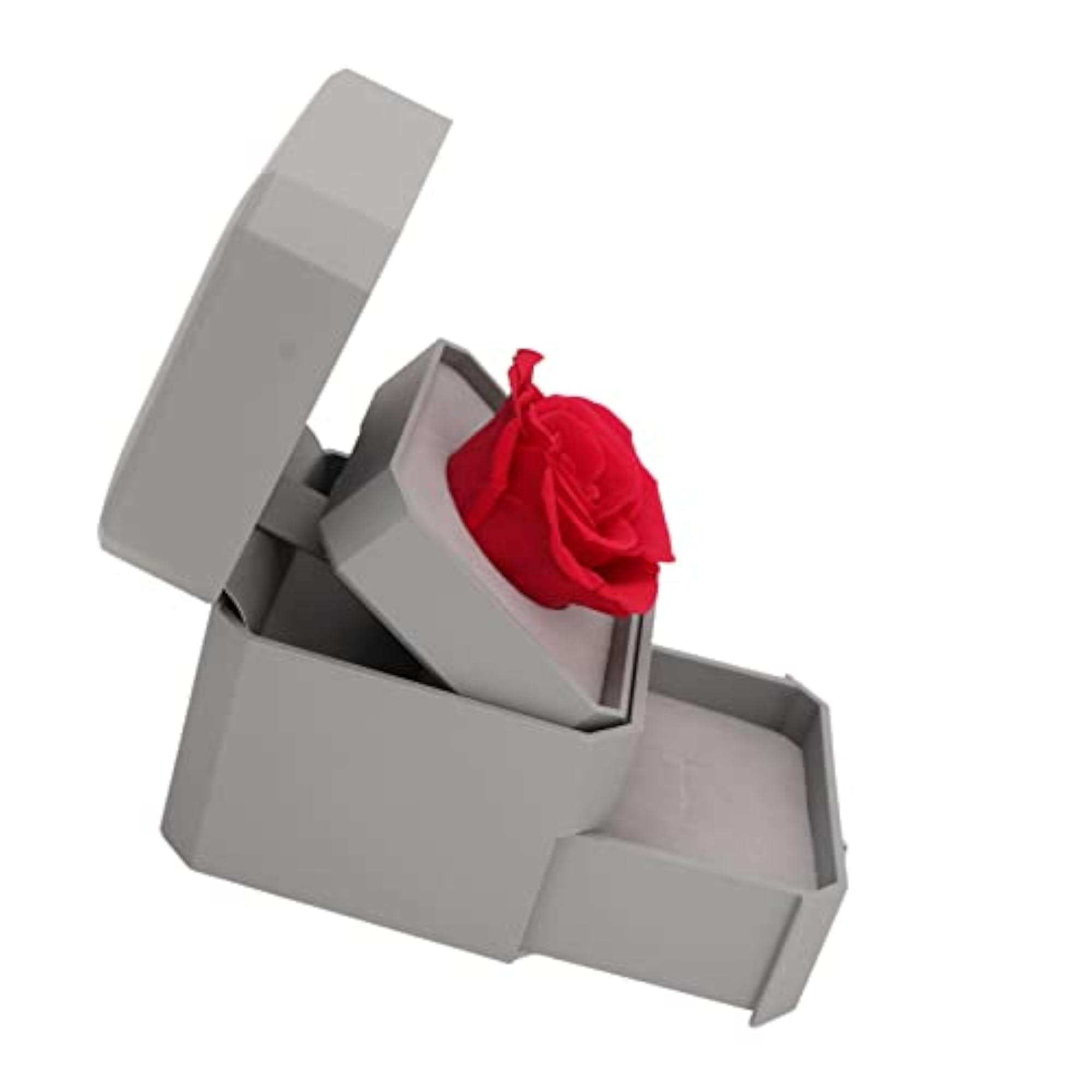 Eternal Roses Gift Box, Soft Flocking for Anniversary