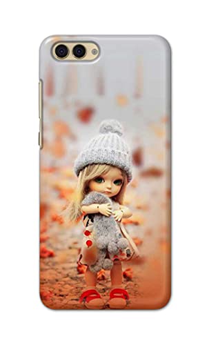 Image of PRINTFIDAA Doll Cute Girl Amazing Beauty Little Kid Child Playing Hard Back Cover for Honor View 10, Honor V10 Back Cover -(P6) KAT1001