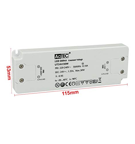 Alimentatore Trasformatore Cv Super Slim 17Mm 24V 30W 1,25A