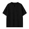 Men's T-Shirt Comfortable Casual Wear Soft Breathable Fabric Classic Fit Tee for Everyday Style (Black, XXL) #2