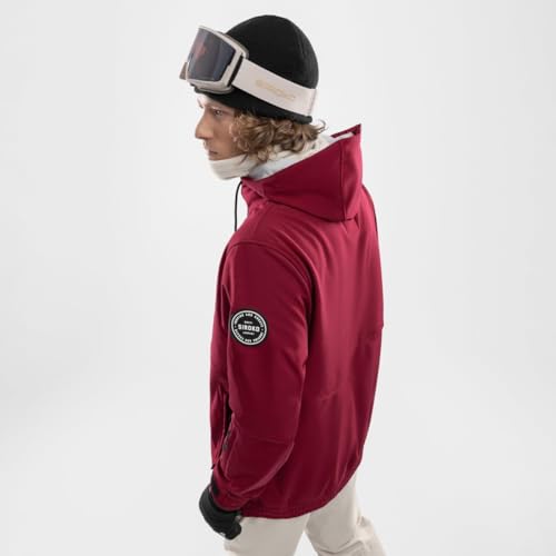 SIROKO - Snowboardjacke W1 Groenland - XXS - Bordeauxrot
