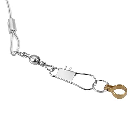 Thermochromic Powder Leash für Lovebirds 6M Papagei Bird Anti Bite Flying Training Birds Rope Leash Kits Random Color (Foot Ring Dia. 8.5Mm) (4,5 mm + 6 m fliegendes Seil)