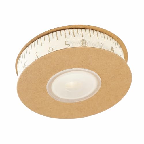Cinta de algodón con escala de 10 m, cinta métrica de tela de 15 mm de ancho, cinta de costura para manualidades escolares, bricolaje, regalos para profesores, costura