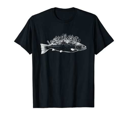 Lachs Zucht Aquakultur Umweltschutz Fisch T-Shirt